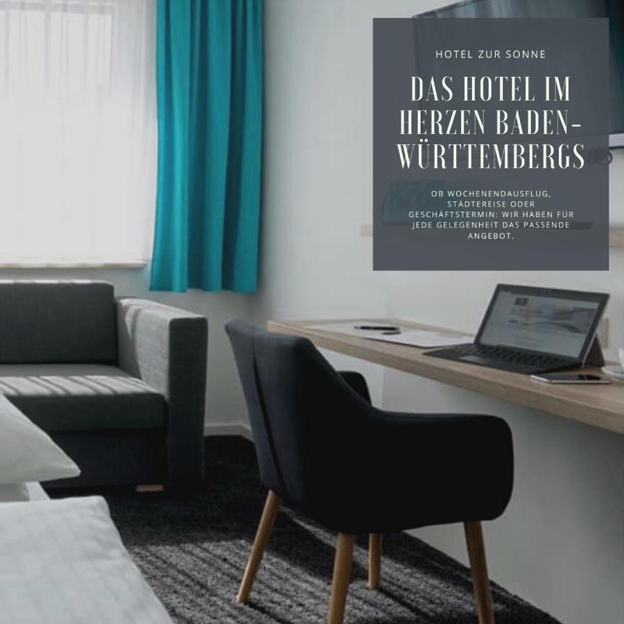 Hotel Zur Sonne Bodelshausen Dış mekan fotoğraf